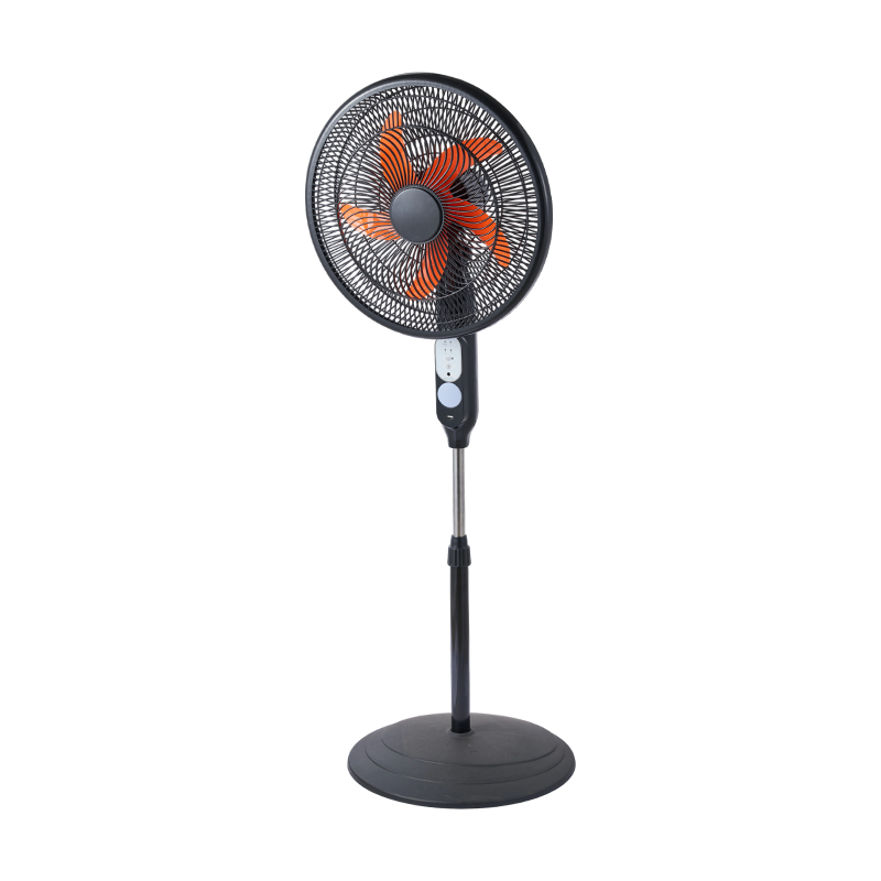 FS-16R 16-Inch Solar Fan with Lithium Battery and LED Light