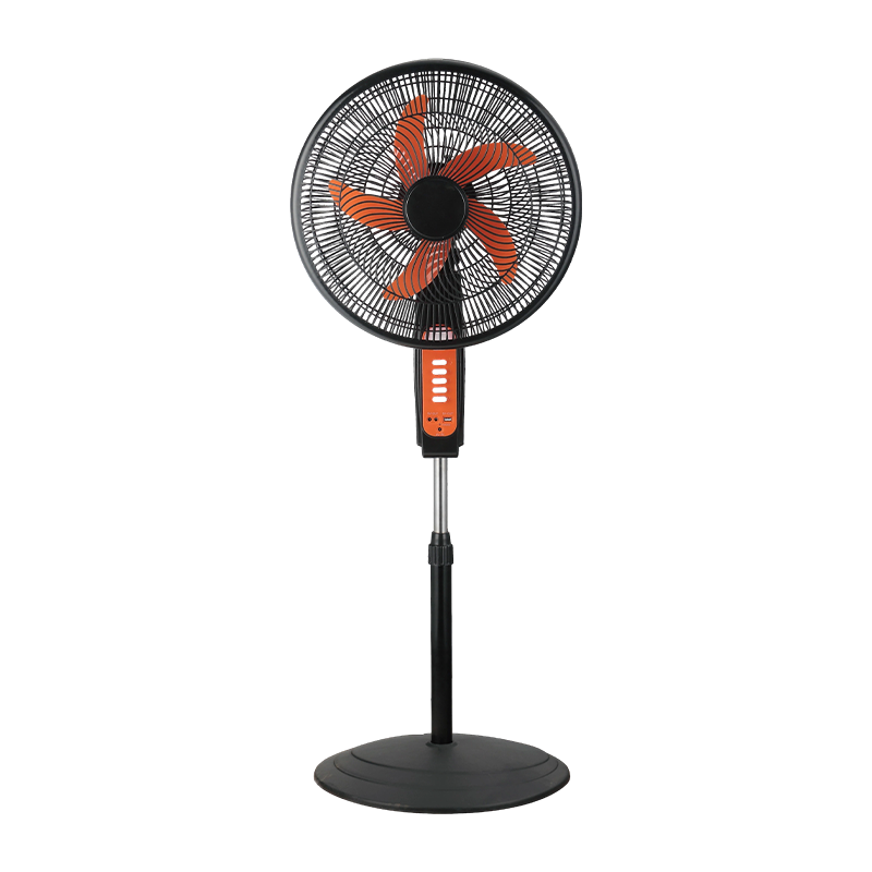 FS-16 16-Inch Household Solar Fan with Lithium Battery and LED Light