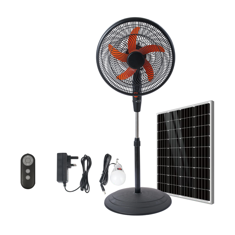 FS-16F 16-Inch Economy Solar Fan with Lithium Battery