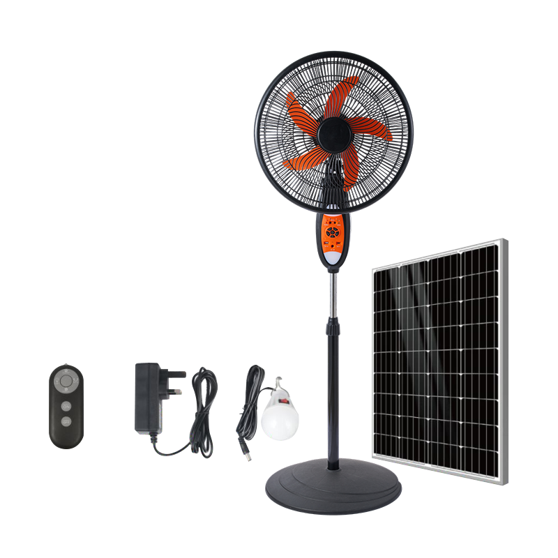 FS-18 18-Inch Solar Fan with Remote Control and Lithium Battery